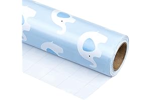 WRAPAHOLIC Baby Boy Wrapping Paper Roll: Picture-Perfect Presents for the Little Prince