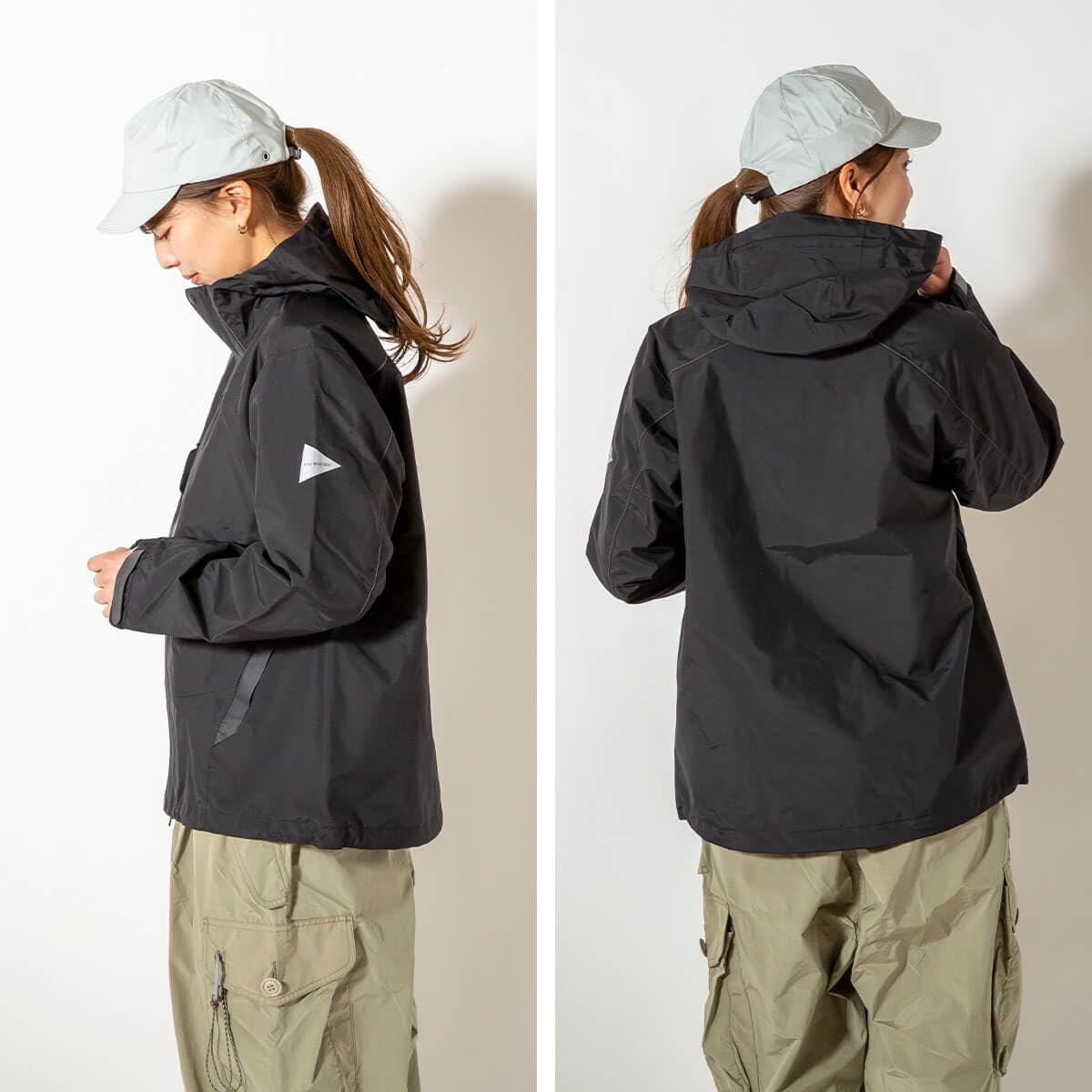 Amazon | [and wander] アンドワンダー 2.5L ハイカーレインジャケット