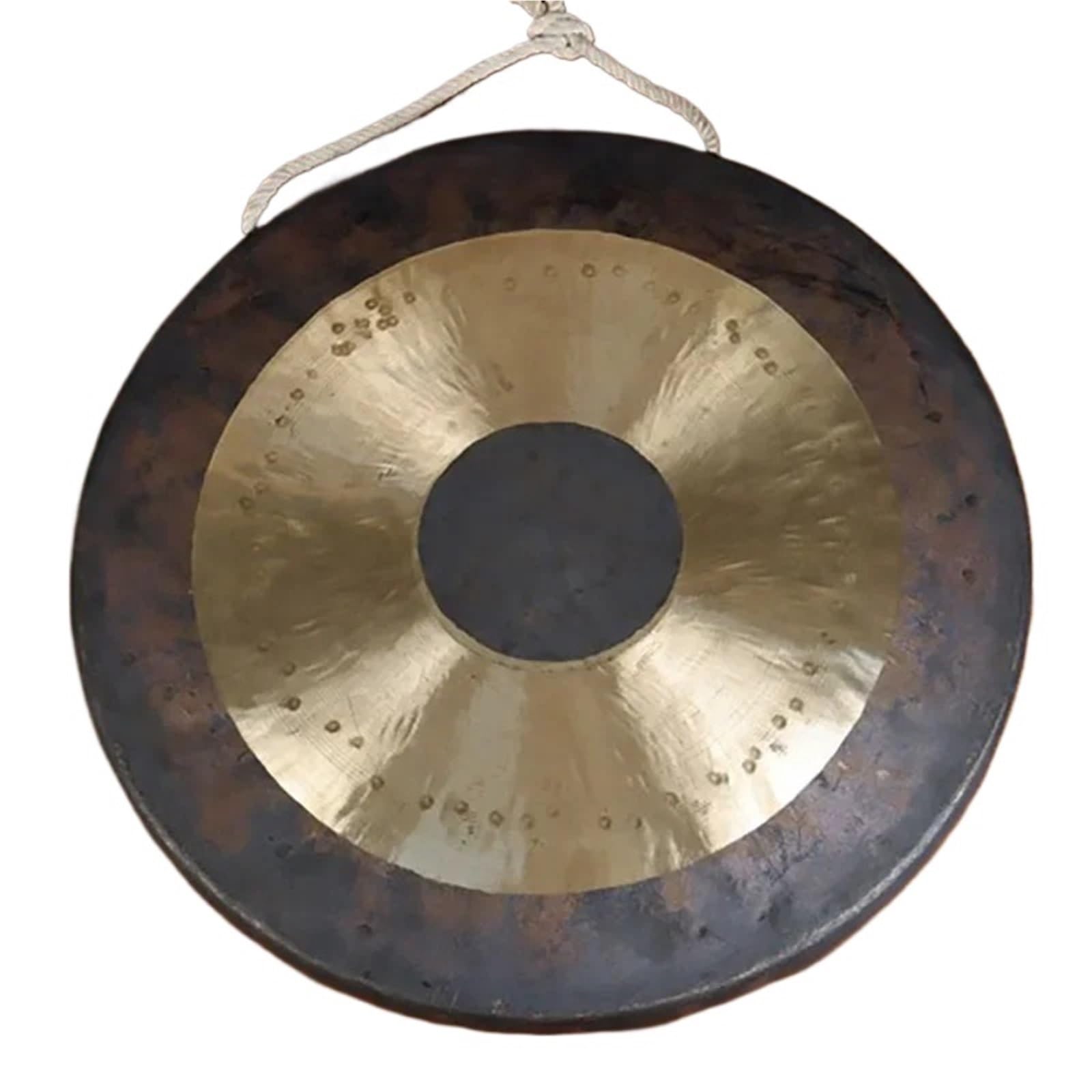 Gongs y platillos portátiles, Instrumento de percusión cobre, platillo Gong manual con mazo, varios tamaños, 20-36 CM(20CM)