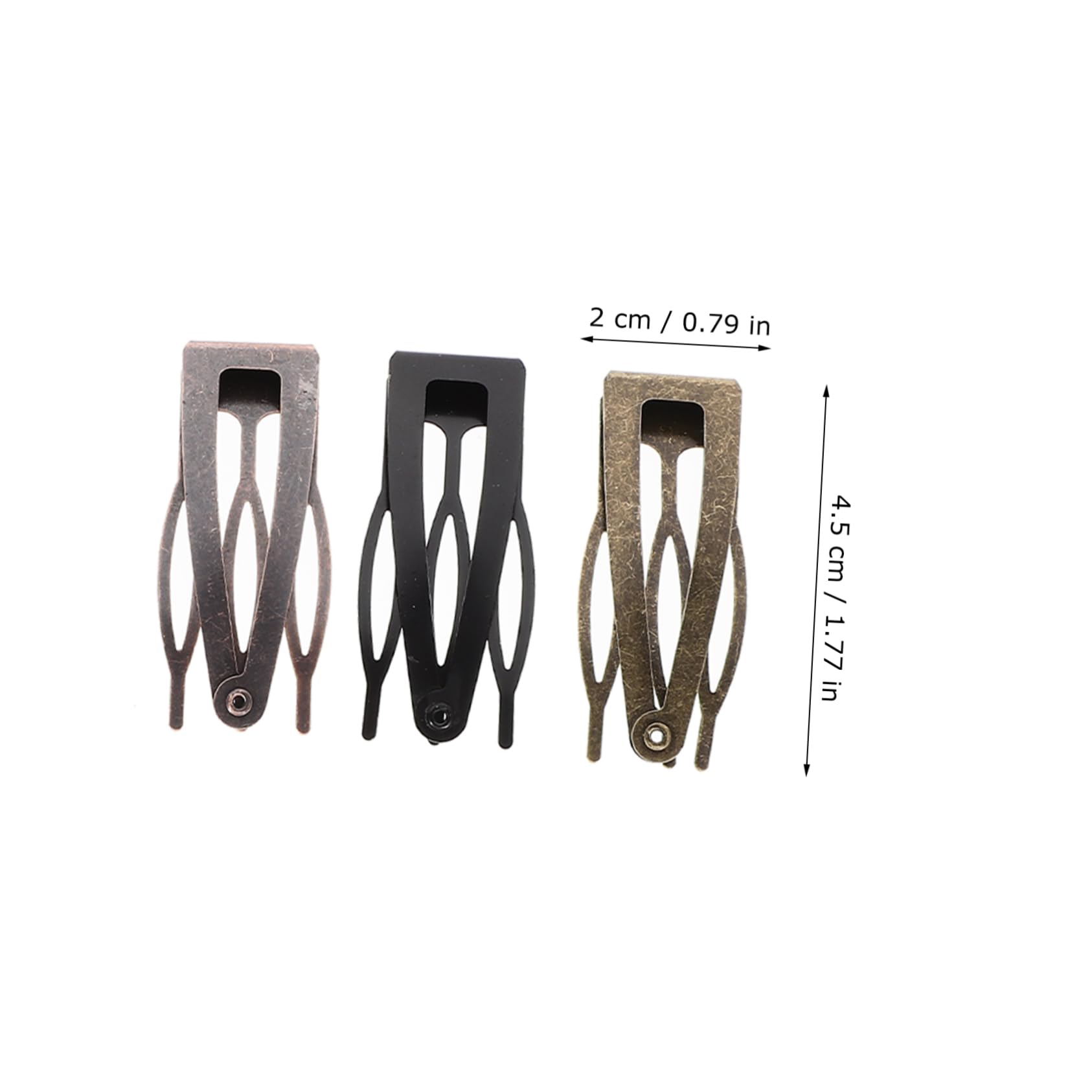 Haarspangen Haaraccessoires 40 Stück mit Schnappverschluss aus Metall Kreative und Elegante Kleine Haarclips Einfach zu Tragen für Frauen für Kurzes Haar
