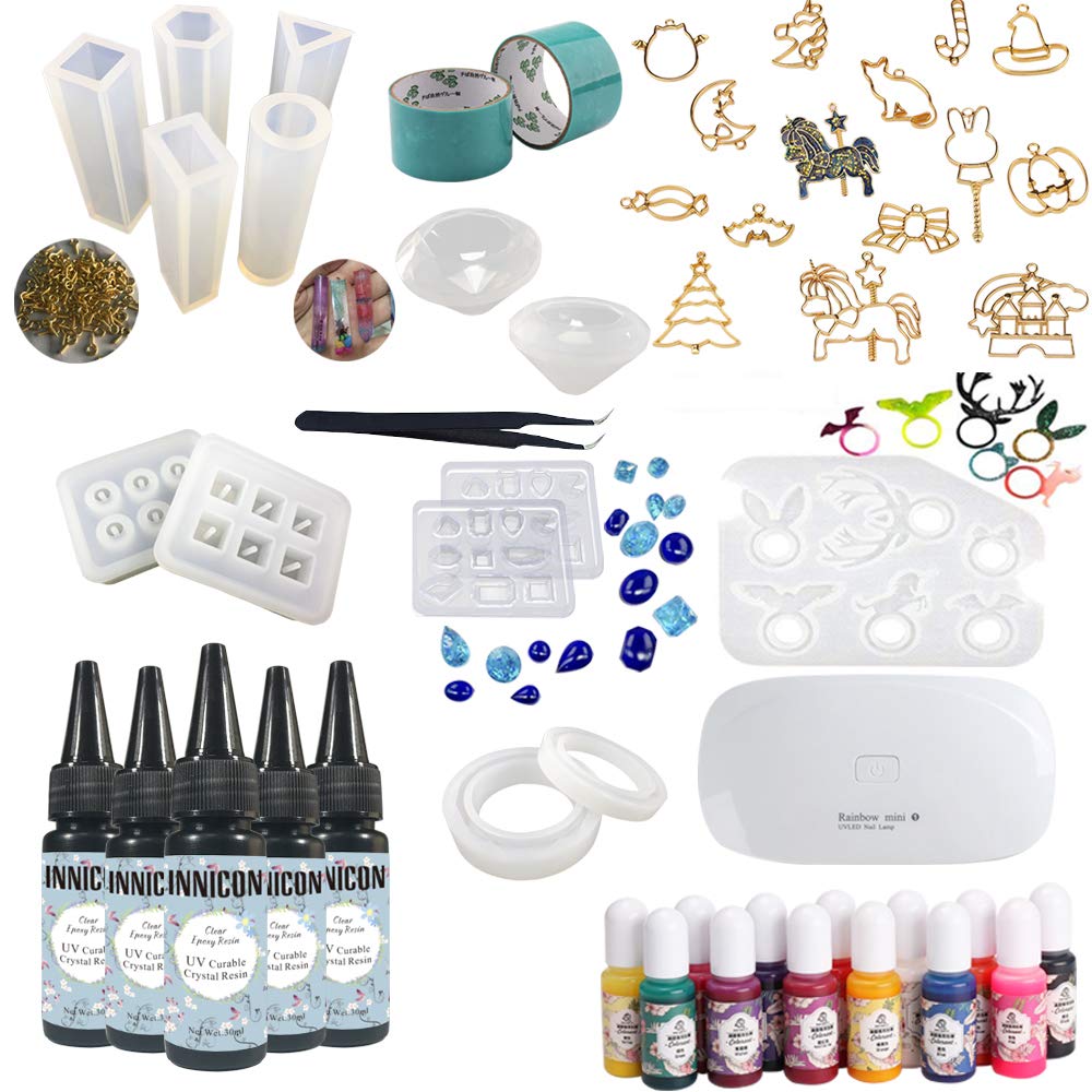 Kit résine UV anti-bulles et transparente pour réussir vos bijoux sans rater le séchage