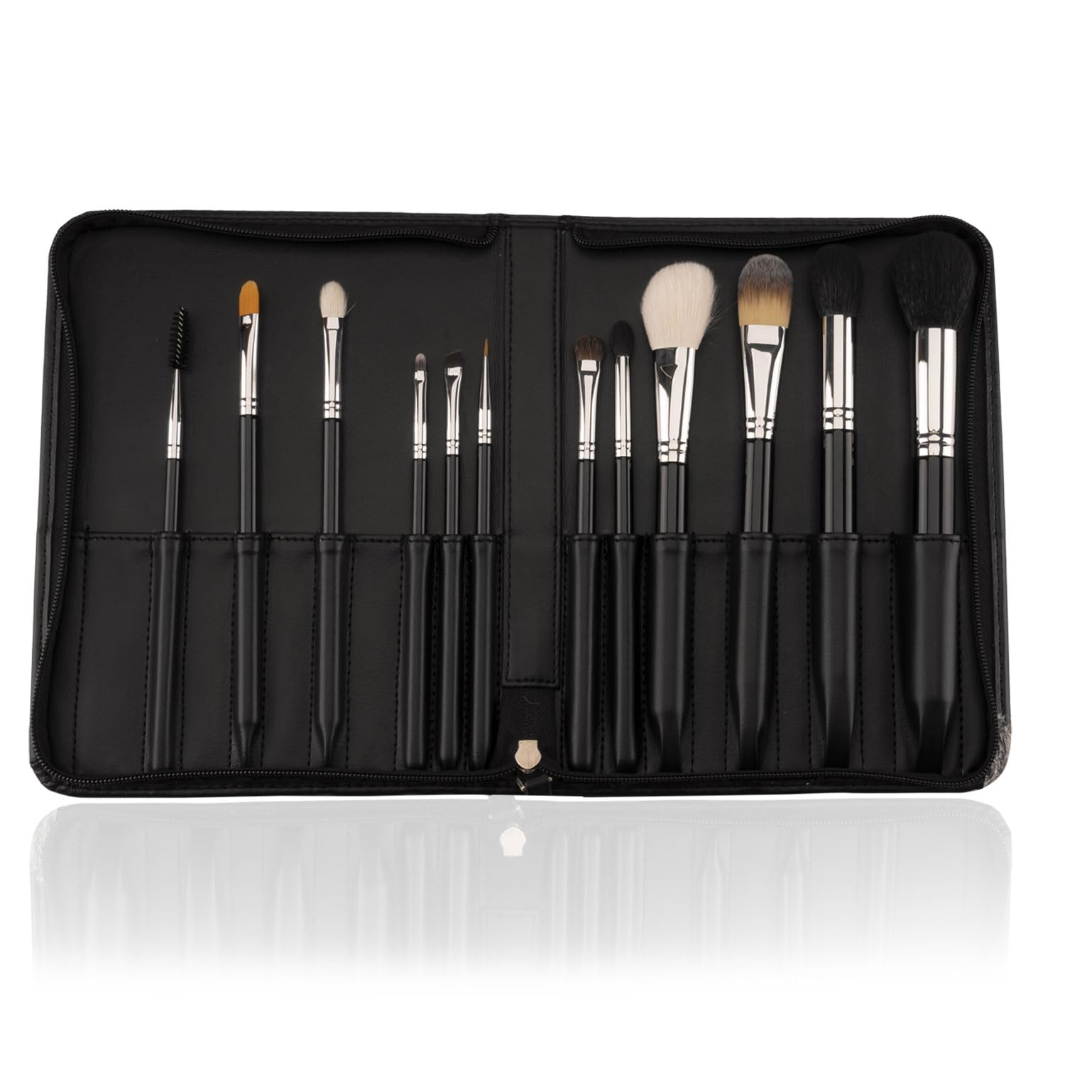 VEGA PROFESSIONAL Juego de 12 brochas de maquillaje (VPPMB-43)