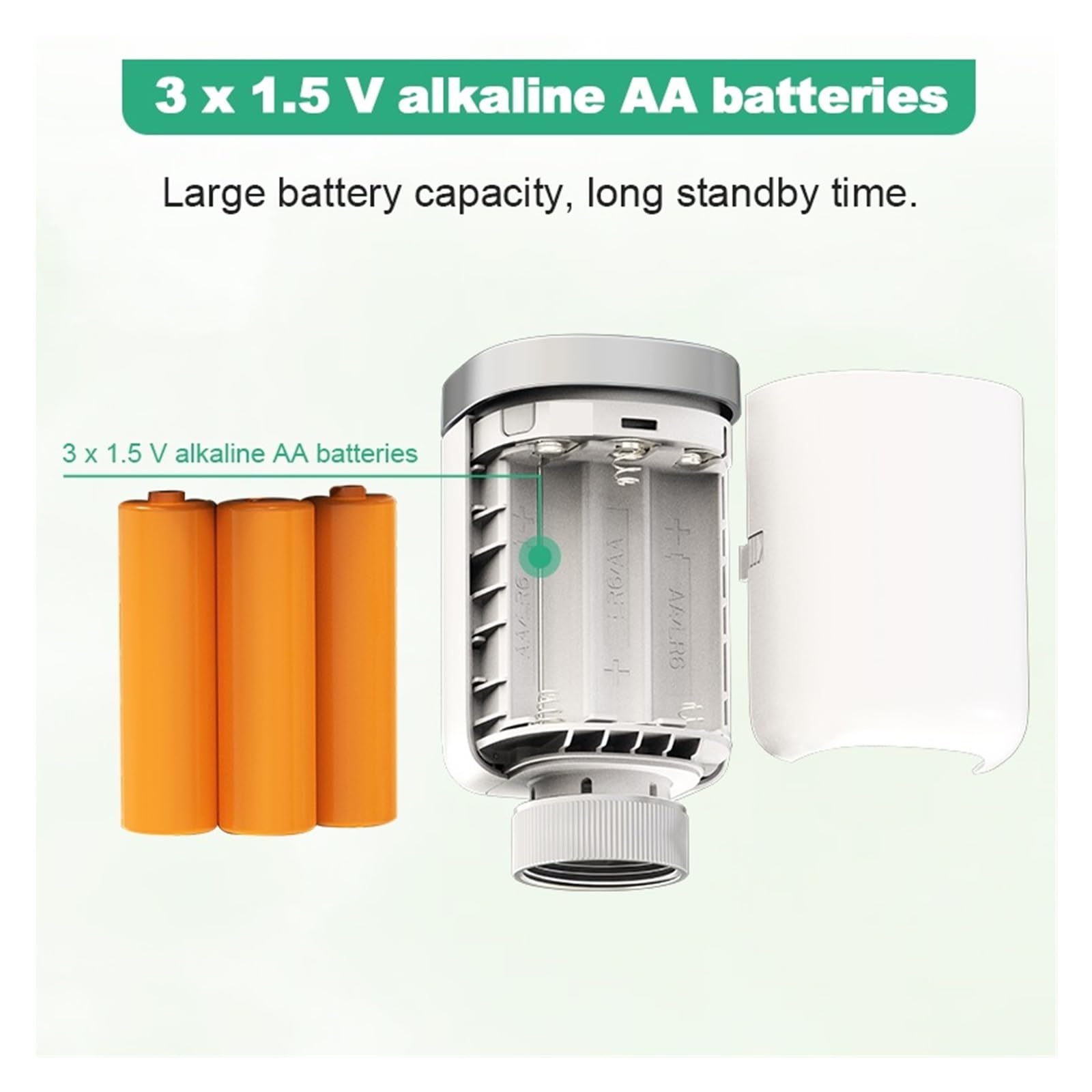 Attuatore For Valvola Termostatica Wi-Fi Intelligente, Regolatore Di Temperatura Del Riscaldamento, Smart Life(TRV801W 4PCS)