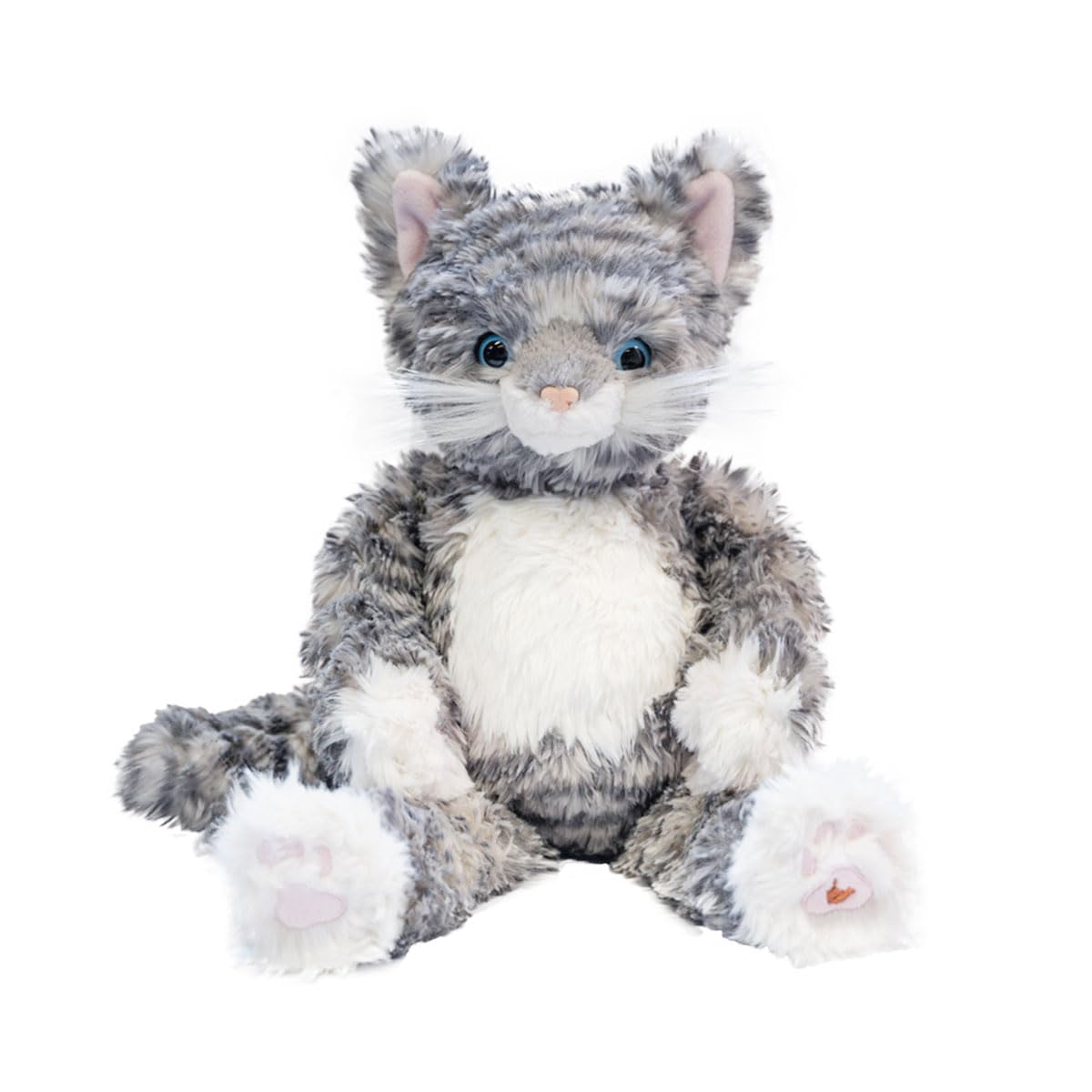 Wrendale Designs - ''Esmeralda' cat plush character, Gray, 27cm x 14cm x 20cm