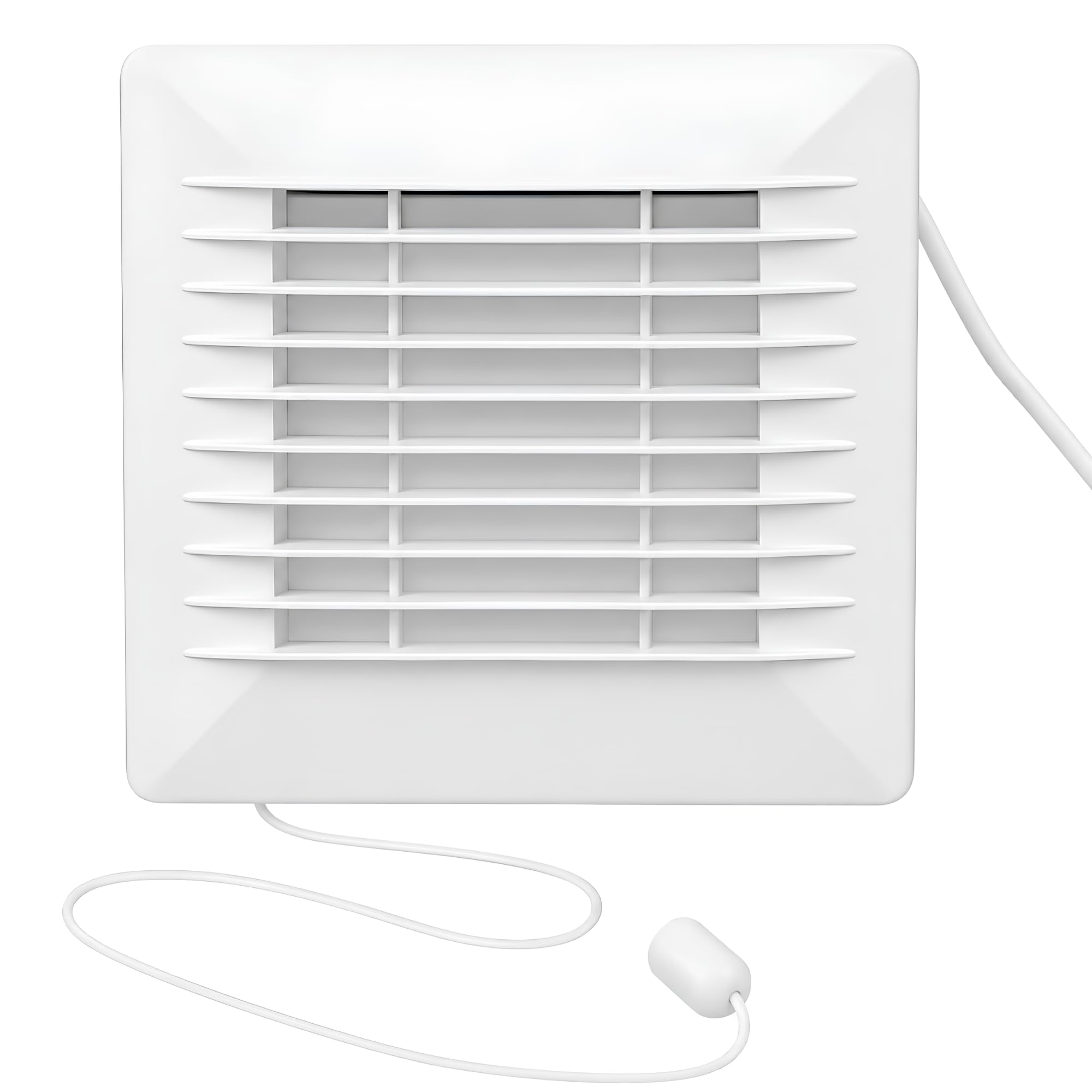 AirTech-UK Bathroom Extractor Fan with Pull Cord 100mm – Quiet Ventilation for Bathrooms & Kitchens – Wall Mounted Design