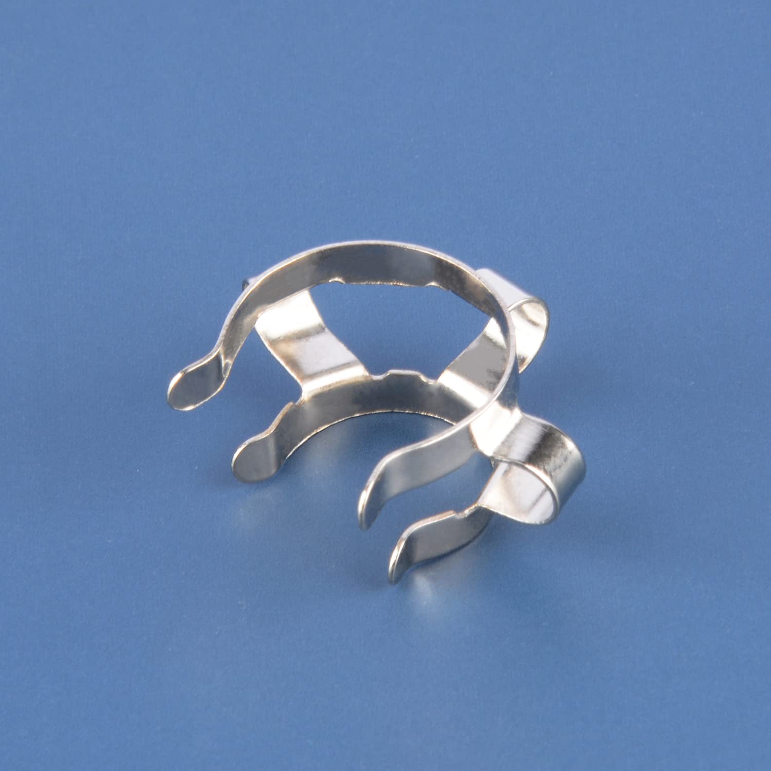 Labasics Keck Morsetto Clip in Metallo, 5 pezzi 14 mm Laboratorio #14 Keck Clamp Clips di 14/20 Vetro Accessorio da Laboratorio