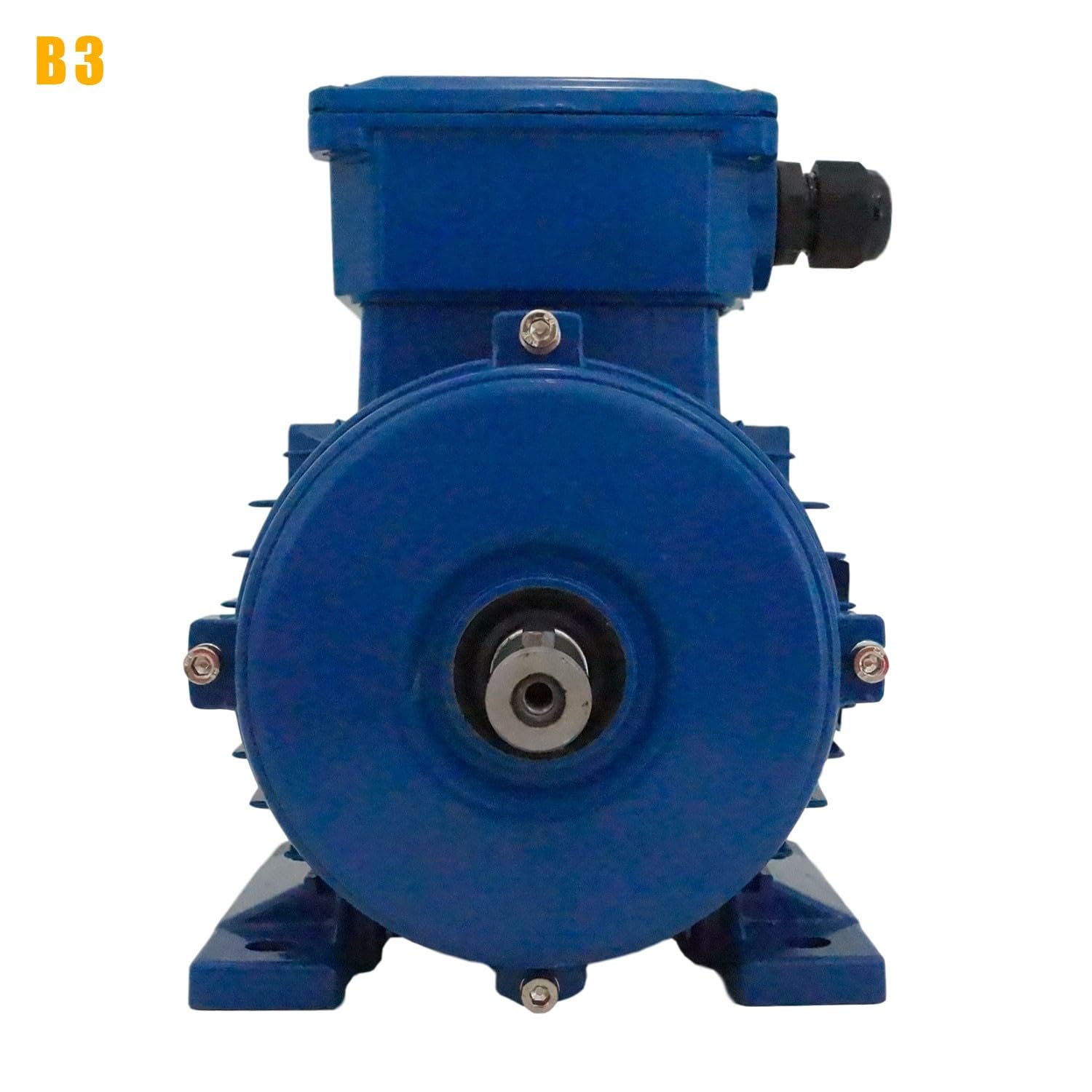 Motore elettrico trifase 230/400 V 1 Cv Cemer Ms 0,75 Kw 3000 Rpm Asincrono Flangia B3 Protezione Ip 55