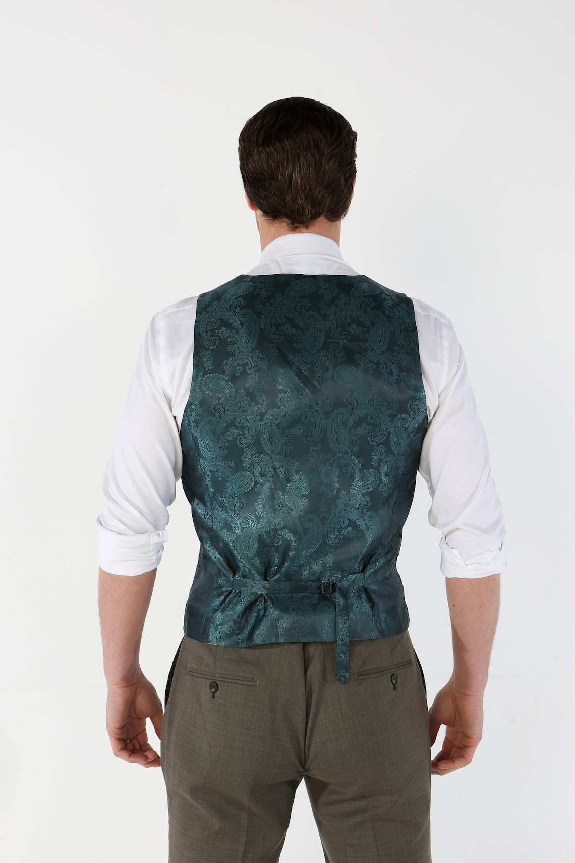 Abito Scozzese da Uomo Premium in 3 Pezzi, Venduto separatamente. Set per Matrimoni, Affari ed Eventi Speciali