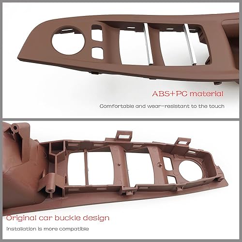 Miniatura 6 de Manija de puerta de automóvil para BMW Serie 5 F10 F11 2011-2016 2011-2016 manijas de puerta interiores de repuesto para puerta de automóvil 520i