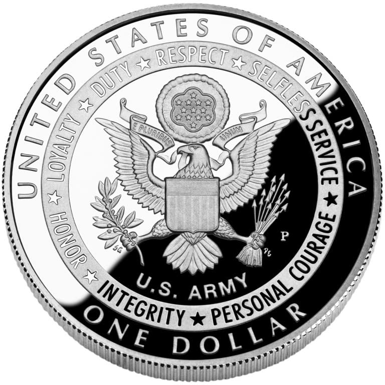2011 P Commemorative Silver US Army Dollar Proof