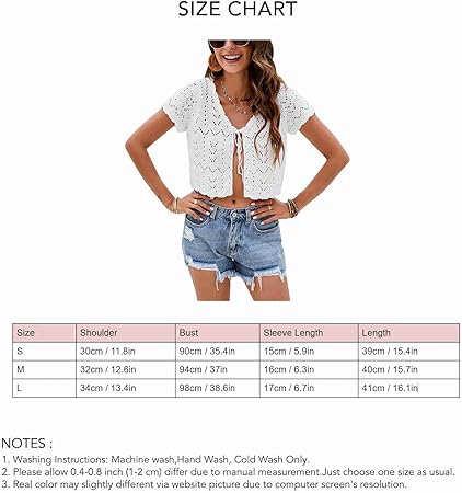 トップス short cardigan 51GmyBN71fL._UY1000_.jpg