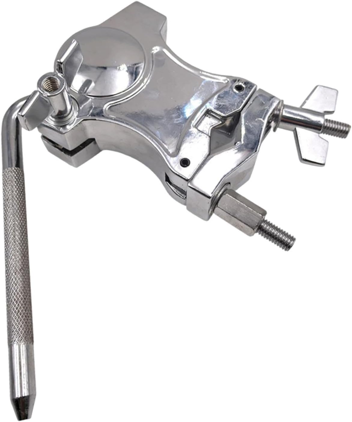Drum Clamp L Rod Holder Open Design Replacement DIY Parts Easy to Install Professional Extension Cowbell Mounting Bracket