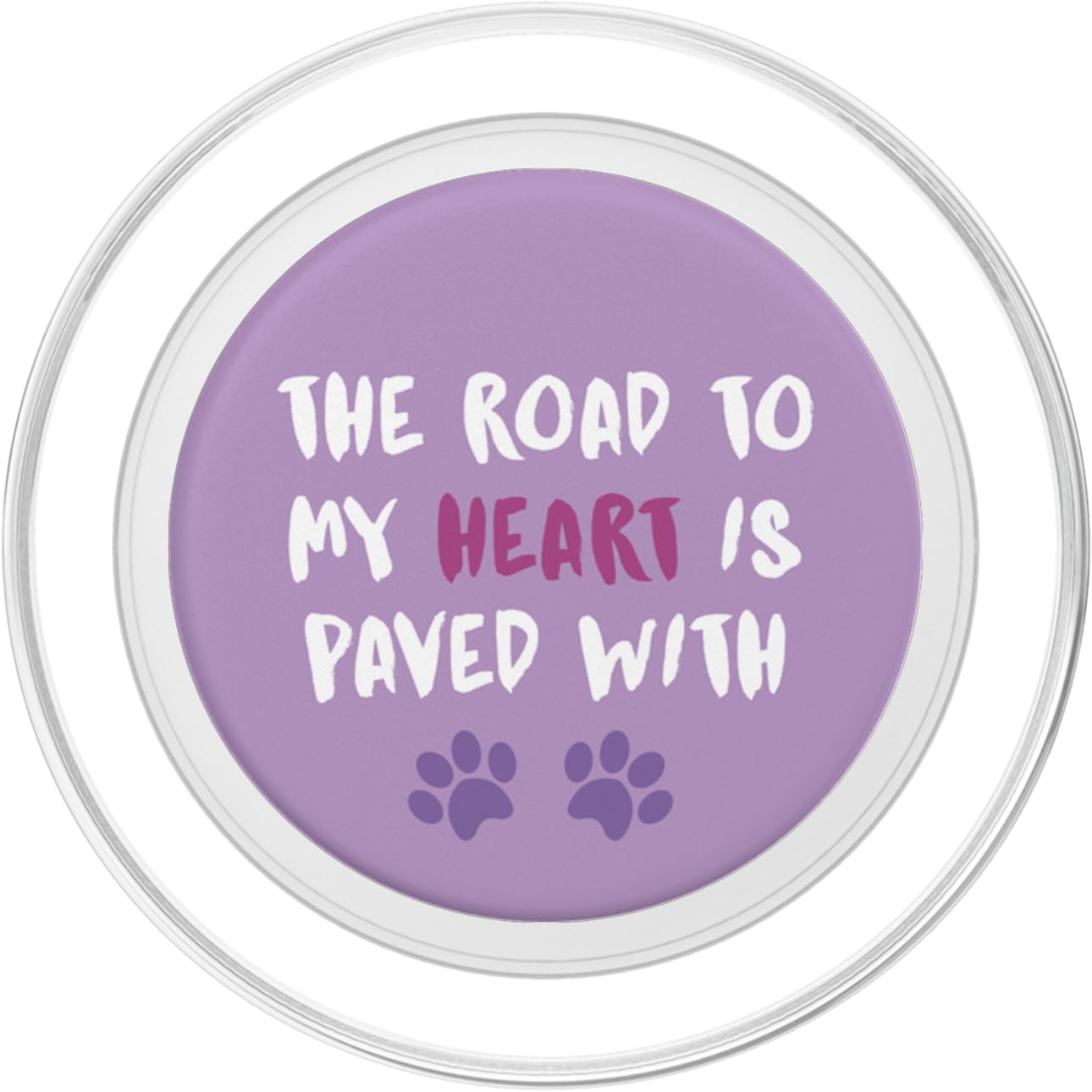 "PopSockets Cell Phone Stands - Smartphones & Tablets - ""The Road To My Heart Is Paved With Paws""" PopSockets PopGrip for MagSafe