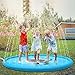 Produktbild Queta Splash Pad Splash Spielmatte Sommer Outdoor Garten für Kinder Baby Party Sprinkler und Spielzeug Sprinkler Play Matte Wasserspielzeug, Blue