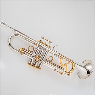 Student Brass Trumpet Student Bb Trumpet B Flat Brass Silver Plated Professional Trumpet Musical Instruments