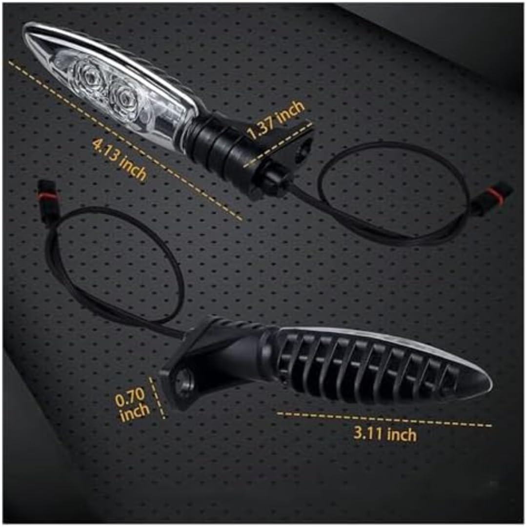 Generic Mini uniwersalne wskaźniki Dla BMW R nineT 2014-2016 Motocykl Przedni Tylny Kierunkowskaz LED Migacz