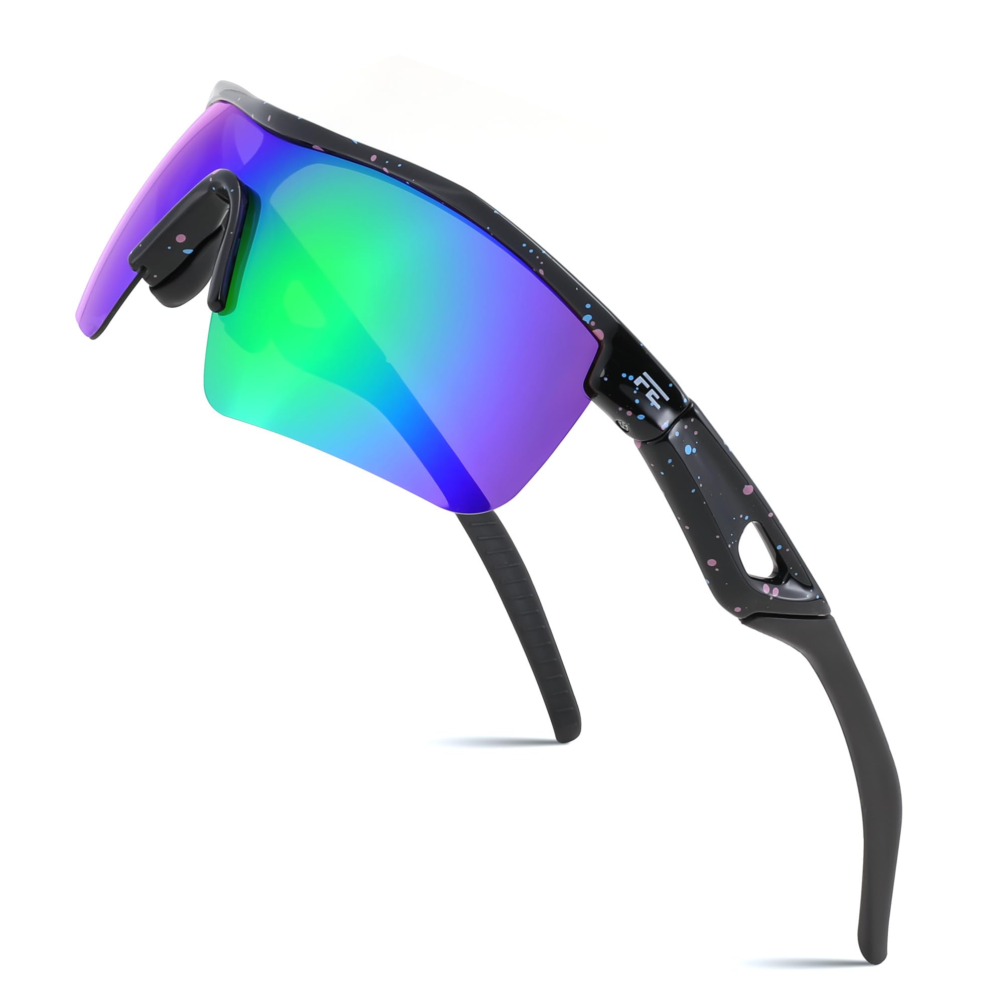 FEISEDY Kids Sunglasses Boys Girls TR90 Flexible Frame UV Protection Polarized Sports Sunglasses for Age 5-12 B2454