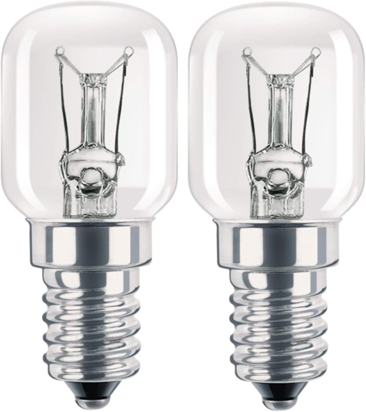 Replacement Pack of 2 Bulbs to Fit Bosch Neff Siemens Hotpoint AEG 25w 240V SES E14 Fridge Freezer Oven Appliance Bulb Lamp, Warm White