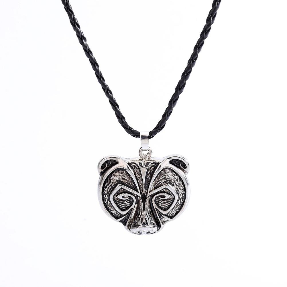 WYXlink Necklace For 1PC Viking Necklace Animal Teen Men Necklace Fashion Jewelry Pendant Supernatural Amulet Knot Pendant Jewelry Accessories Collectors Gift (Size:Necklace 45CM,Pendant 4x4CM, J)
