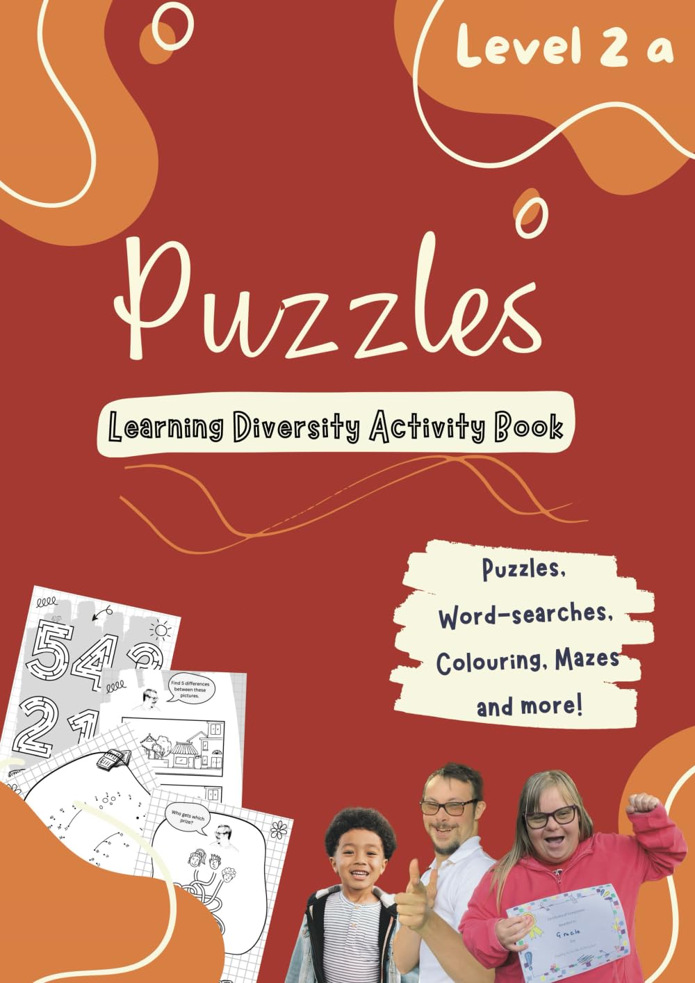 Puzzles Level 2a - LD Activity Book: Word-searches, mazes, dot-to-dots, spot the difference and more.