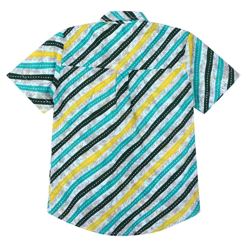 Image of superminis Boy's Cotton Regular Fit, Half Sleeves, Collared Neck, Printed Shirts for Casual Wear