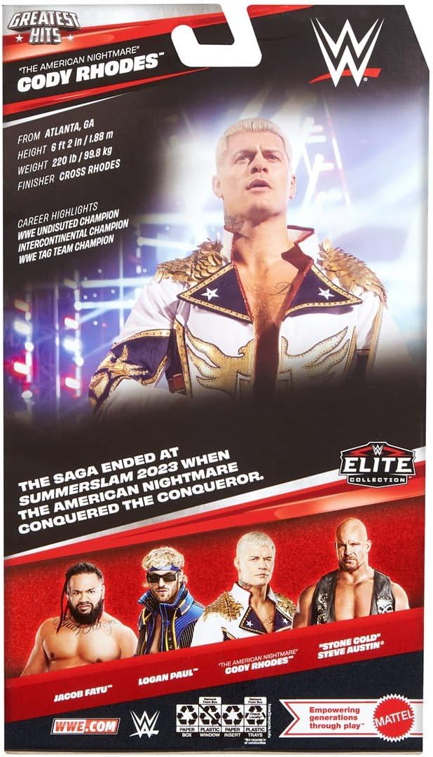 WWE Cody Rhodes (SummerSlam 2023) Elite Greatest Hits 9
