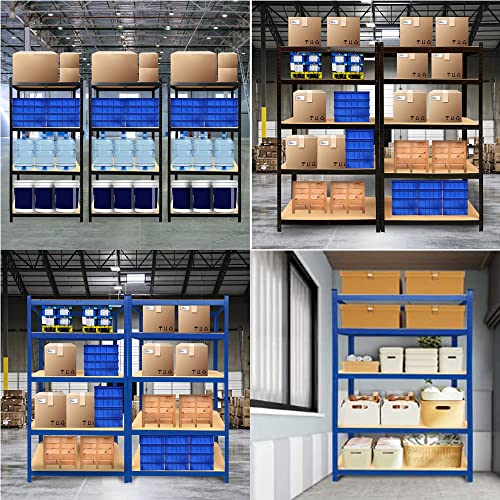 4 Tier Heavy Duty Metal Shelving Racking Unit, Multifunctional Steel Kitchen Storage For Microwave Oven Spices, Pots, And Pans, Workshop Storage Racking Garage Shelving, Free Standing Storage Units #TOP6