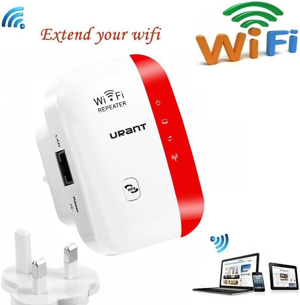 Wireless Repeater 300M Range Extender Rosso