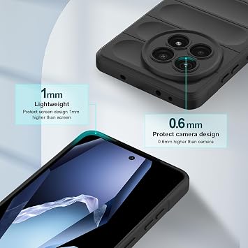 Silicone Case for OnePlus 13R, Black