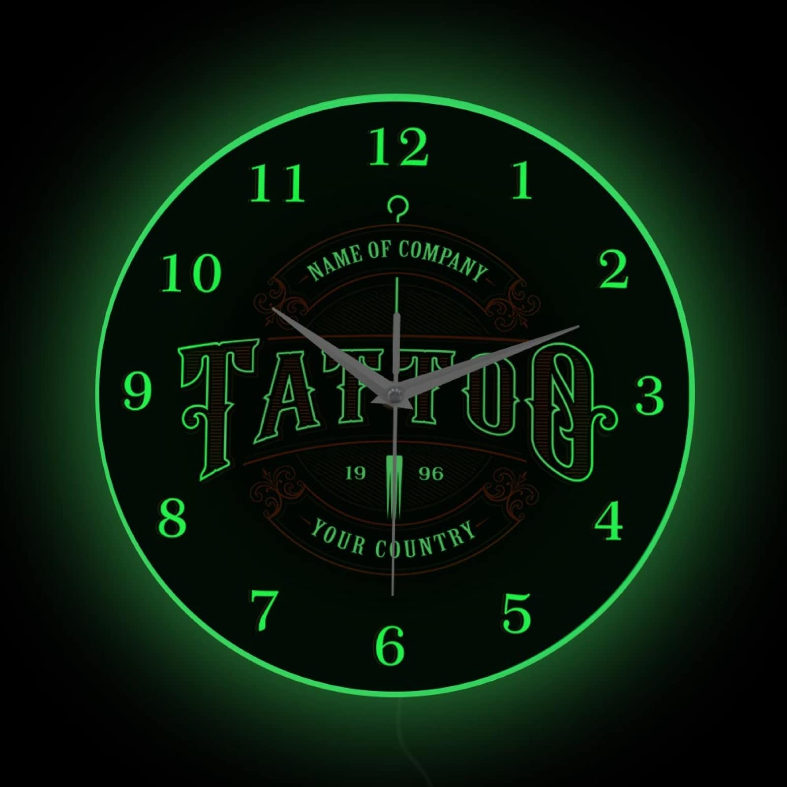 Wandtattoo Uhren mit kreativen Designer-Zeigern Wanduhr Als Tattoos Wandtattoo Uhr Modernes Design Wanduhr