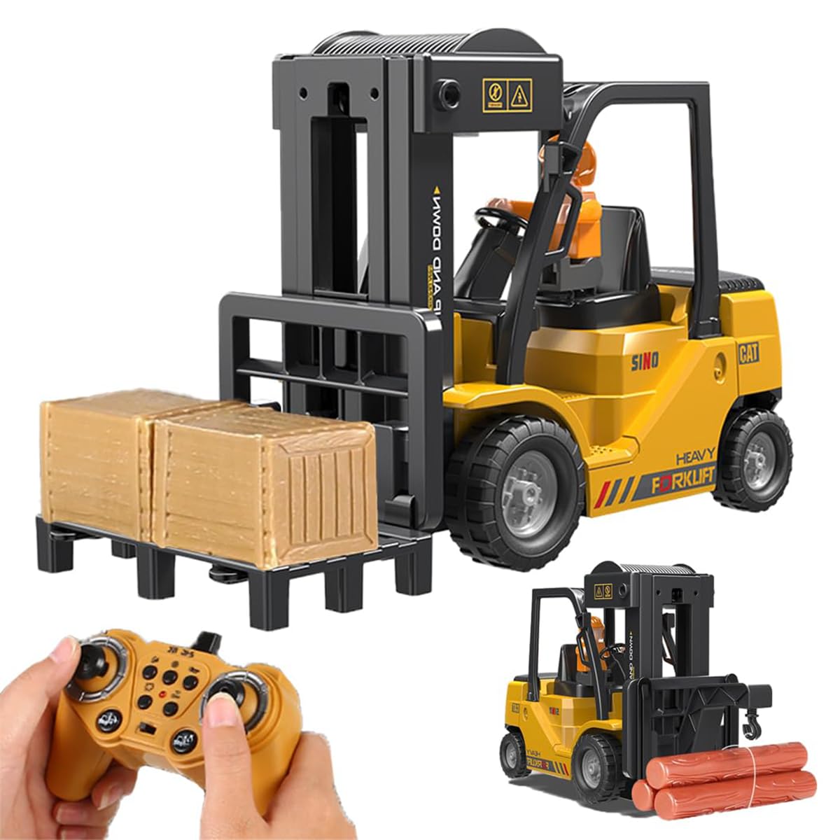 三菱重工 MITSUBISHI LIFT TRUCKS フォークリフト 1/24 Amazon.com: 1:24 RC Forklift for Kids, RC Construction Vehicles