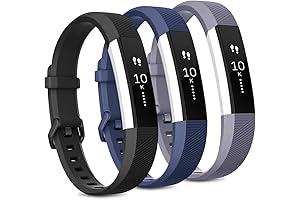 Accessorize Your Fitness Companion: 3-Pack Replacement Bands for FitBit Alta and HR