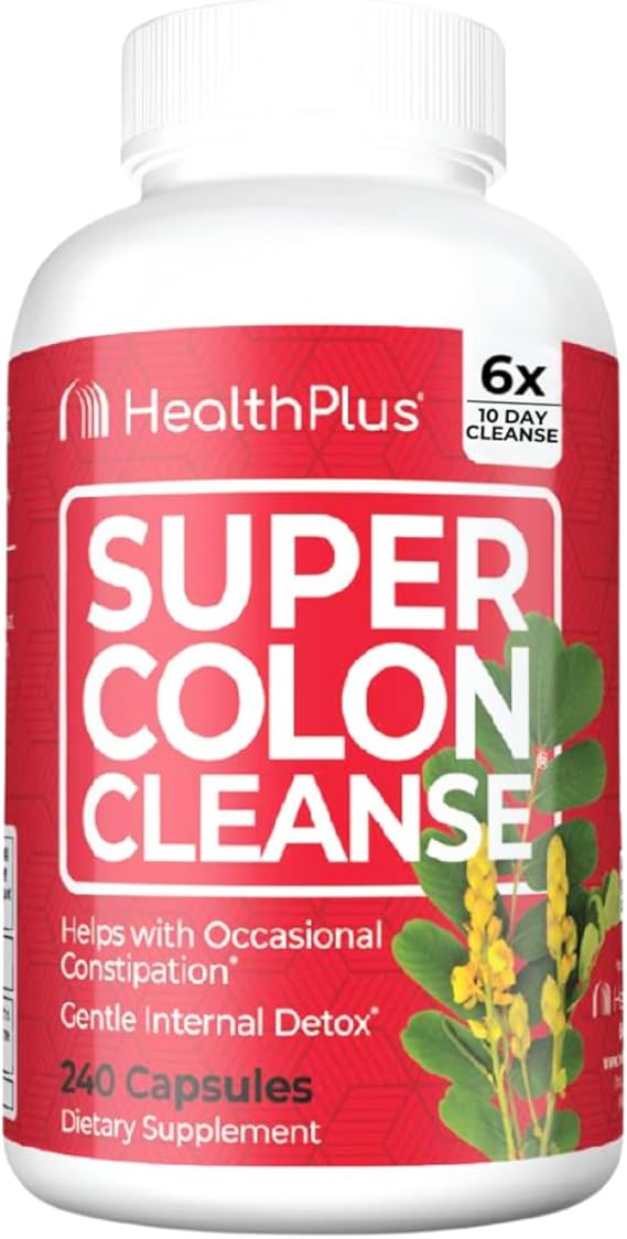 Health Plus Super Colon Cleanse 10 Day Gentle Gut Cleanse Detox