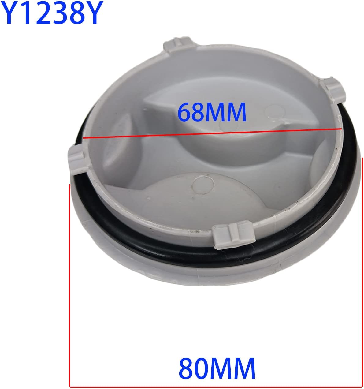 1 PC YEHOLTE For Toyota Camry 81144 81179 Headlamp Dust Cover LED Bulb Extension Cap HID Xenon Lamp Waterproof Plug (Y1238Y For OEM)