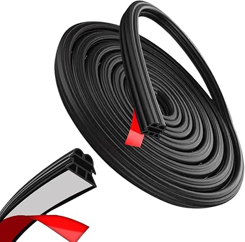 Miniatura 8 de Auto Sealing Strip, 56 Holes Auto Rubber Weather Stripping, Dustproof Rays Resistant Seal Strip, Durable Thickened Sound Insulation Strip, Door