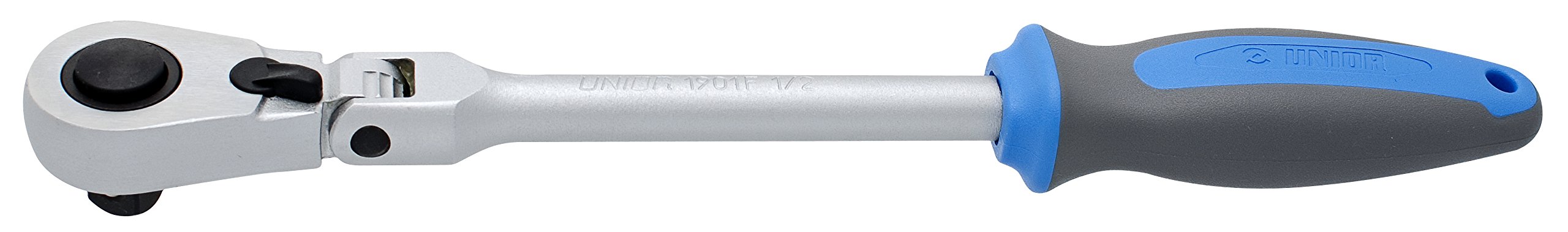 Unior 618369 - Carraca 1/2" articuñada Reversible 75 Dientes Serie 190.1/1FBI
