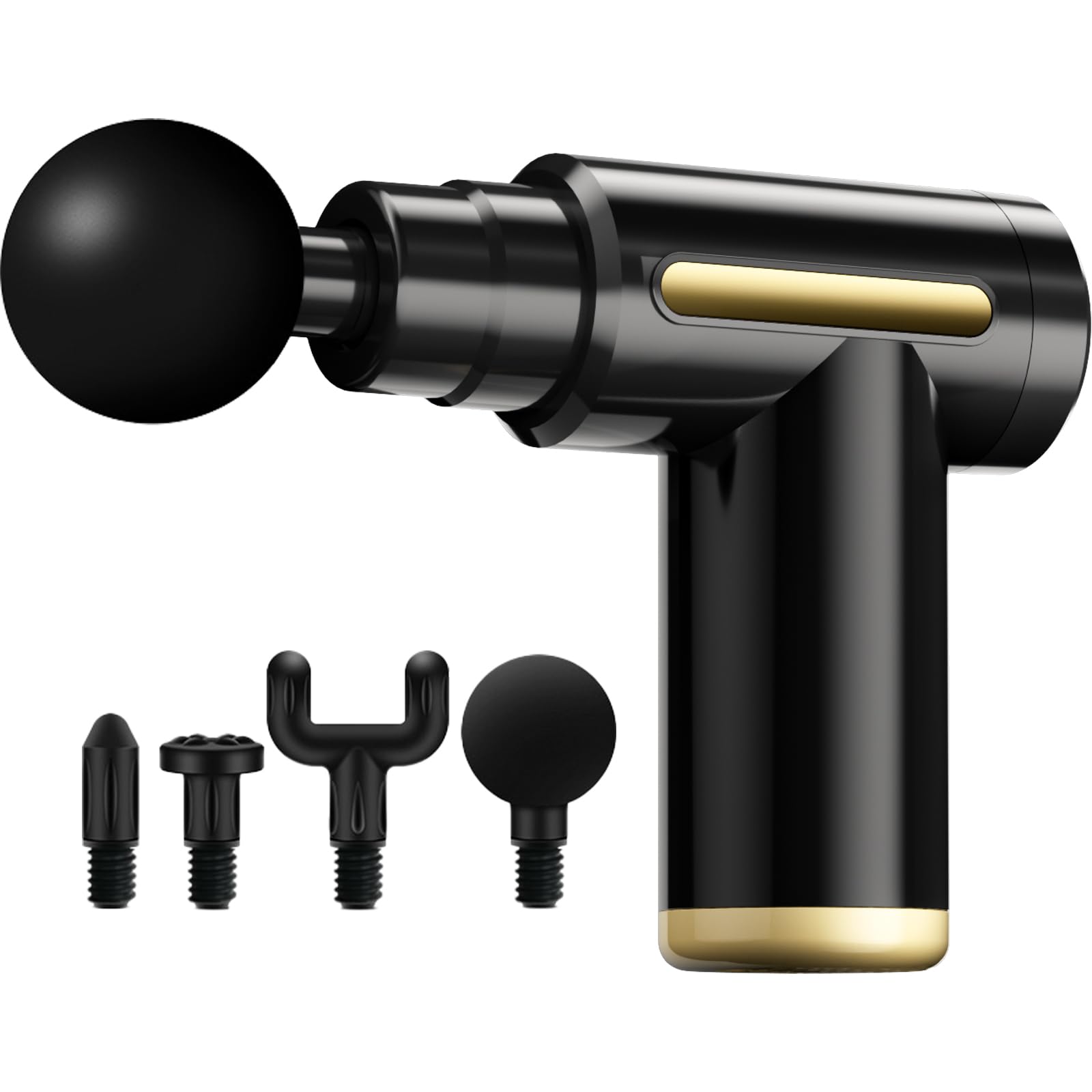 Massage Gun, Electric Massager, Suitable for Whole Body to Relieve Fatigue, Replaceable Massage Head Impact Massager, The Best Choice for Gift Giving (Black-720)