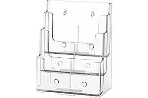 Acrylic Brochure Holder | 3 Tier Brochure Display Stand
