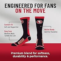 Vista 4 de For Bare Feet NFL - Calcetines unisex Mvp Crew Nfl L