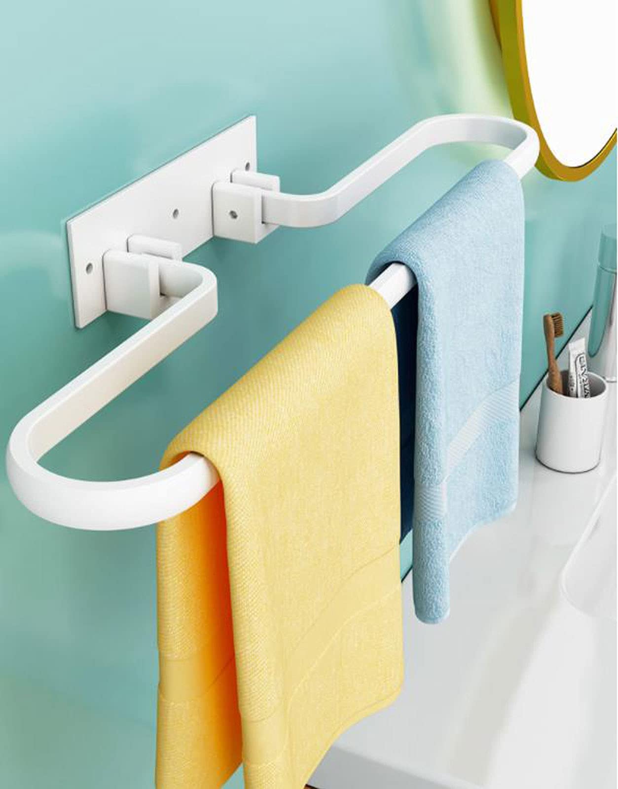Rangement de serviette de salle de bain mural pour créer un espace bien-être chez soi