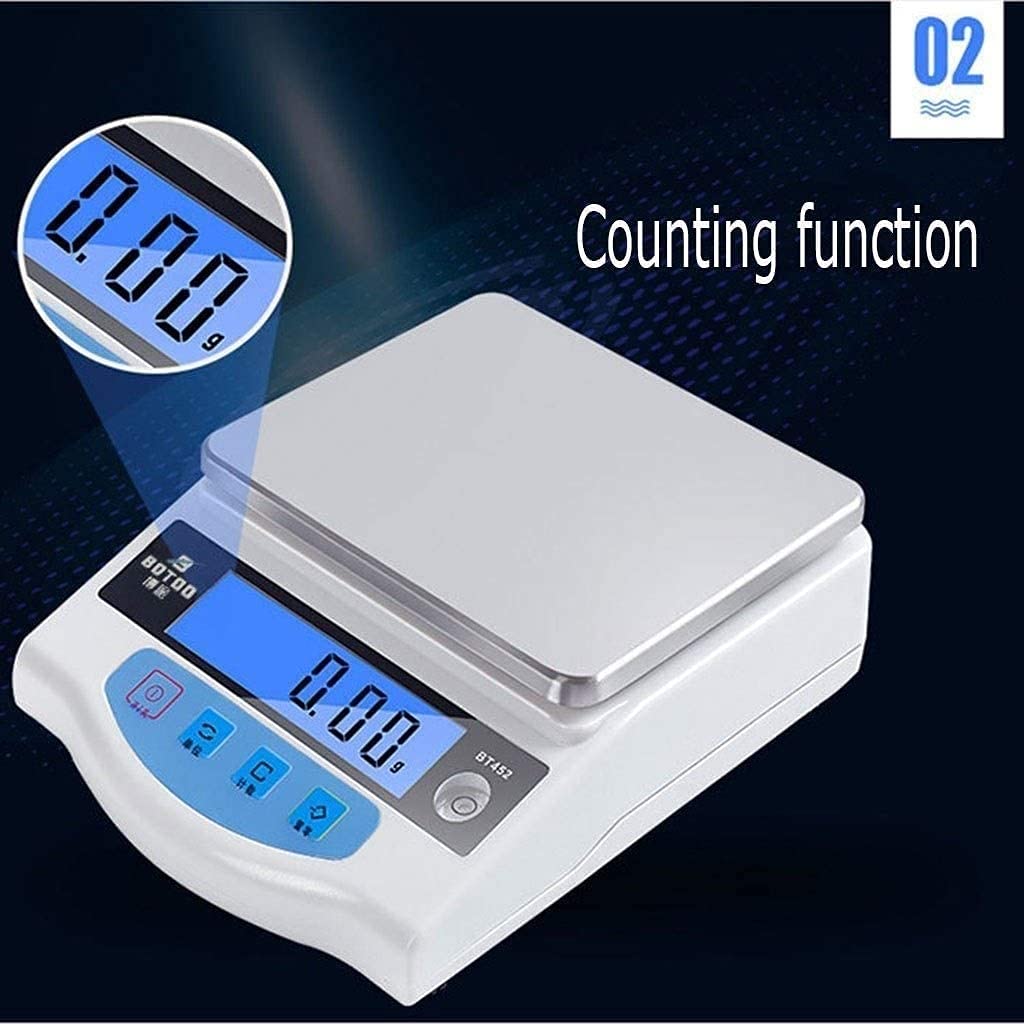 Báscula digital para alimentos, báscula de cocina, báscula digital, balanza electrónica analítica de alta precisión, báscula para joyería, báscula digital de precisión para cocina, 0Onecolor-300g/0.01
