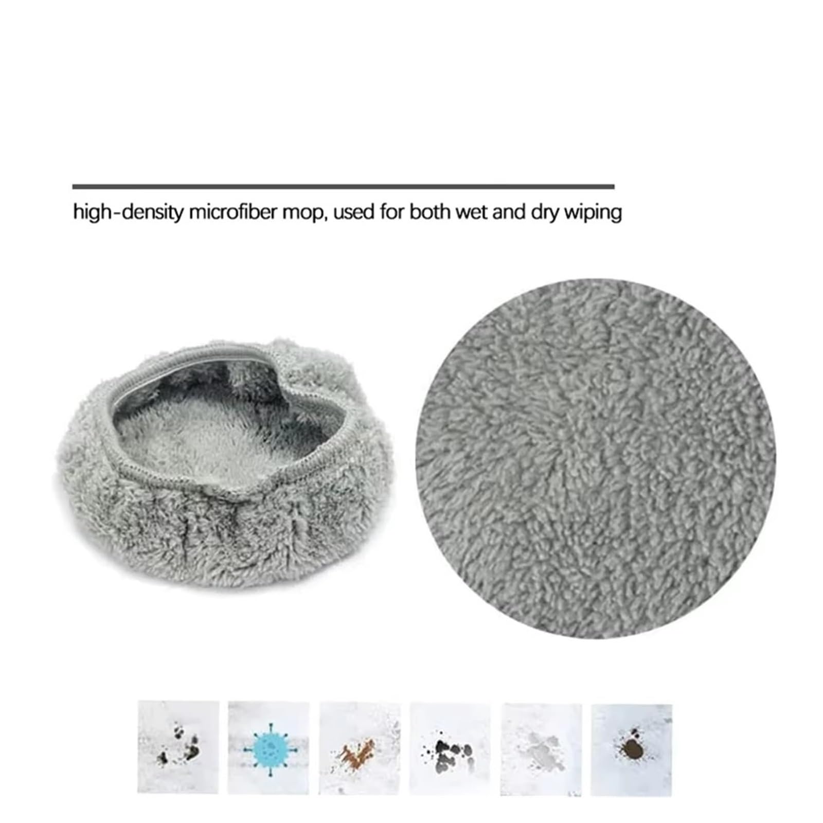 Straccio in Tessuto da 14,5 cm for Robot Automatico for la Pulizia delle finestre(SET10)