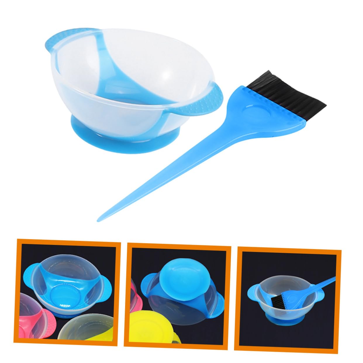 Ipetboom 5 Juegos De Cepillo De Tinte Para El Cabello Kit Para Teñir El Cabello Cuencos Para Mezclar Tinte Tazón Para Teñir El o Tazón Para Colorear Para El o Para