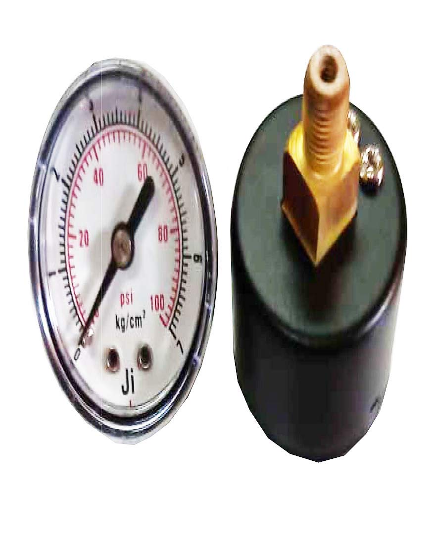 "Ji" Japsin Instrumentation Pressure Gauge. 1.5" Dial, Range 0 to 7 Kg/Cm2, Direct Mounting Back Entry, 1/8" BSP (M) Connection - Process Control (B07ZVWY37L) Amazon Price History, Amazon Price Tracker