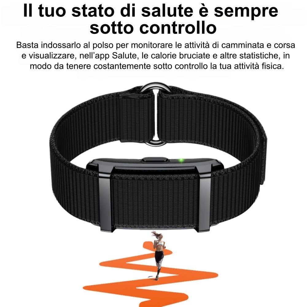 MEIION Volovivo smart fitness band,Design senza schermo, Design Minimal, Comodo da indossare
