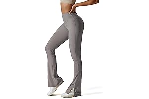 Long Flared Leggings for Tall Women: The Ribbed Stretch Haven