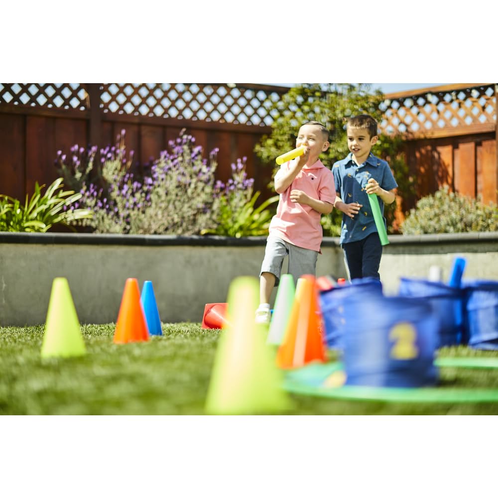 Number Tossing Baskets, Backyard Game Set, Excellerations, Kids Toys, Bag Toss Game For Kids, Bean Bag Toss For Toddlers, Bean Bag Game For Kids, Outdoor Toys, Educational - Image 2