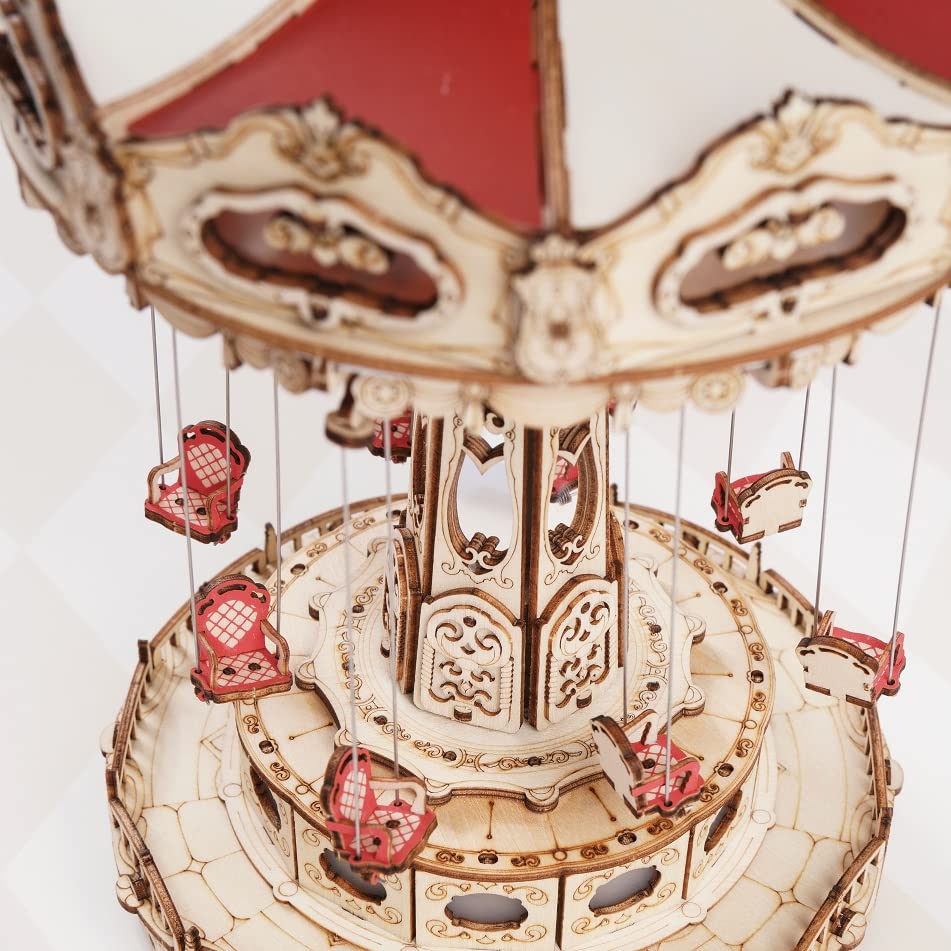 Amazon | つくるんです® あんしん 日本語説明書付 3D ウッドパズル遊園