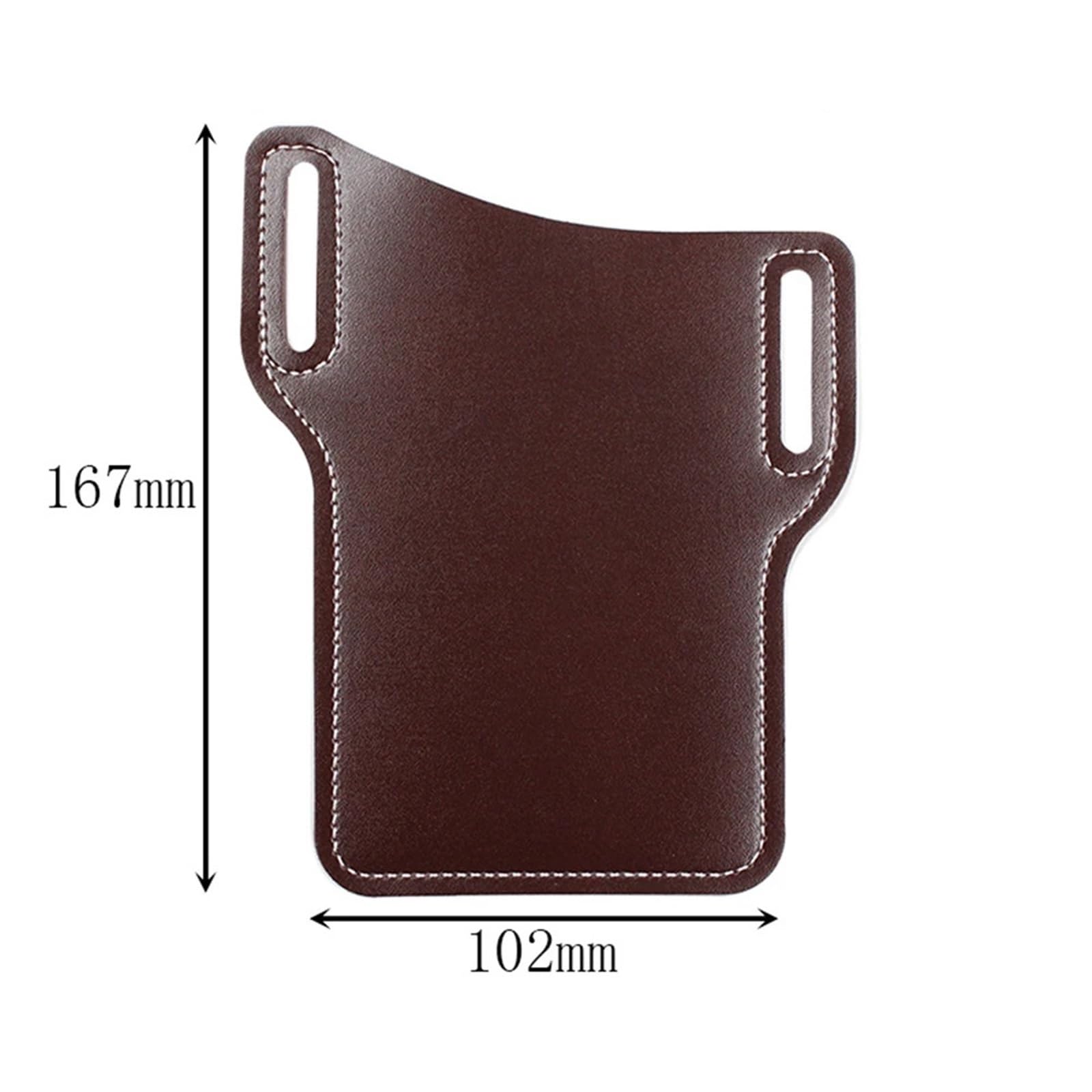 Phone Accessories Case Cover Belt Clip Holster Pouch Purse Vintage Pack Mobile Bag Mini Bags Waist per Escursionismo, Campeggio(Red)