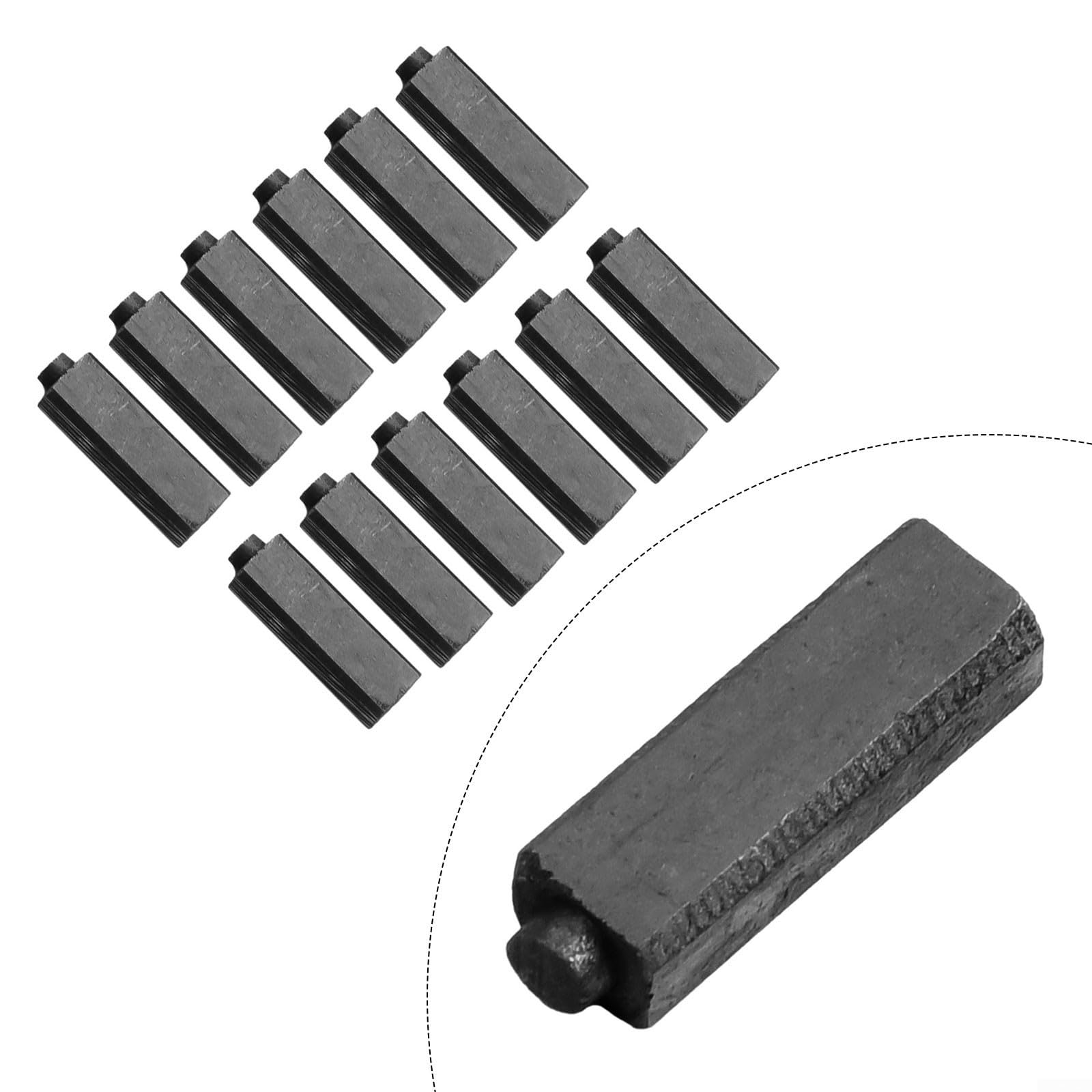 12pcs Spazzole di Carbonio per Asciugacapelli Elettrico Ancoraggio Motore 4x5 5x17mm Compatibile Set di Ricambio